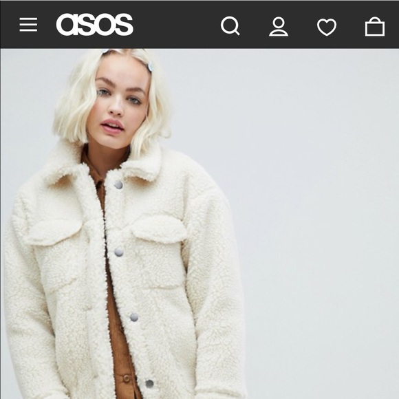 New tan/light brown teddy jacket - Picture 4 of 4